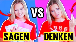 Was Schüler SAGEN vs was sie WIRKLICH DENKEN! 📚😳 + IPAD VERLOSUNG!