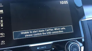How to fix Apple CarPlay/android Auto in Honda Civic / CarPlay not working /unable to start CarPlay.