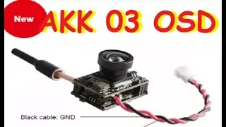 Самая маленькая FPV камера 3 в 1 AKK A3 OSD | Полный обзор и облёт