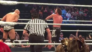 WWE Smackdown 5-31-16 AJ Styles vs Kofi Kingston