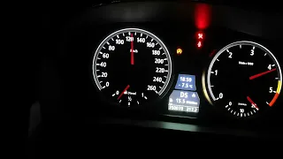 Bmw e60 525d pre lci stage 2 270hp acceleration 0-160km/h