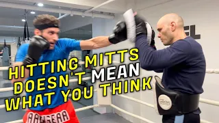 What we learn about a fighter from hitting focus mitts. What’s padwork actually for?