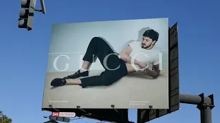 Paul Mescal Gucci Billboard Sunset Blvd Los Angeles California USA October 30, 2023
