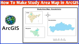 How To Make Study Area Map in ArcGIS. Complete Process. #arcgis #studyareamap #civilengineering