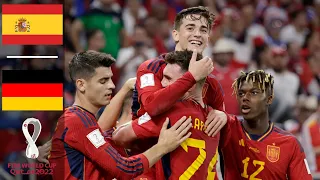 Spain vs Germany - All Goals & Highlights 2022