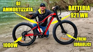 BELLISSIMA Bici Elettrica BI-AMMORTIZZATA ECONOMICA ! HALO KNIGHT H03