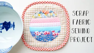 Sewing Projects For Scrap Fabric #24  | DIY Coaster [Mug Rug] Easily And Quick | Thuy Craft