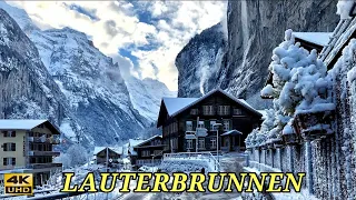 Lauterbrunnen 🇨🇭 Switzerland - Most Beautiful Village In Switzerland 4K Ultra HD