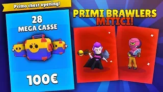 Apro 28 MEGA CASSE su Brawl Stars! *100€* Ho Trovato i 2 MITICI! Brawl Stars ITA!