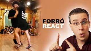 Bento Sales & Brenda Antunes fast forro dance demo - roots style | Forró dance reaction series