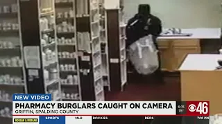 Pharmacy burglars caught on camera