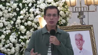 Yorme's eulogy for his mentor and second father,  Former Manila Vice-Mayor Danny Lacuna.