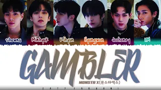 MONSTA X - 'GAMBLER' Lyrics [Color Coded_Han_Rom_Eng] [1 HOUR LOOP] 1시간