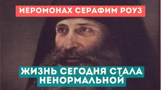 Иеромонах Серафим Роуз: "Жизнь сегодня стала ненормальной"