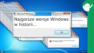 Najgorsze wersje Windows w historii!