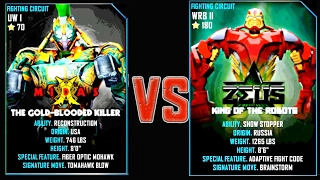 REAL STEEL WRB FINAL MIDAS (CHAMPION) VS ZEUS New Robots GOLD UPDATE (Живая сталь)