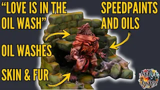 Oil Washes: Miniature Painting Tutorial of a Werewolf