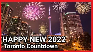 Live New Year Countdown 2022 From Toronto Canada