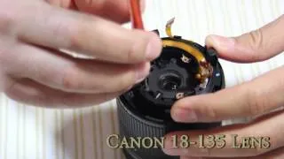 Canon 18 135 Lens Take Apart to Fix