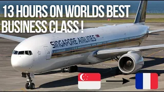 TRIP REPORT/ 12 HOURS ON SINGAPORE AIRLINES 777-300ER / Singapore- Paris DAY FLIGHT [BUSINESS CLASS]