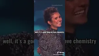 moment when Ian Somerhalder's kiss on Nina Dobrev 🥰#shorts