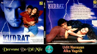 Deewane Do Dil Mile/Udit Narayan & Alka Yagnik/Kudrat(1998)/Superhit Romantic song/ Original CD Rip