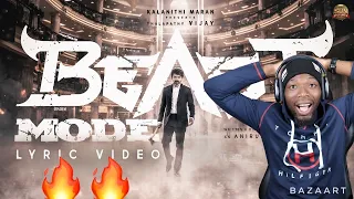 Beast Mode - Official Lyric Video | Beast | Thalapathy Vijay | Sun Pictures | Nelson | Anirudh