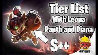 WILD RIFT ULTIMATE TIER LIST | With New Champions! | ZIGGS S++