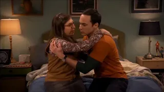 Sheldon and Amy all the kisses