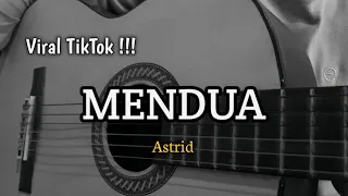 Mendua - Astrid ( Cover Gitar by windyyy )