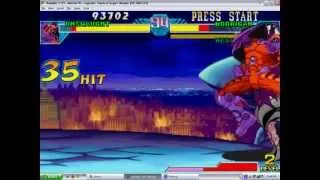 Marvel Vs Capcom : Clash of Super Heroes - Play as Onslaught- WinKawak 1.45 Emulator