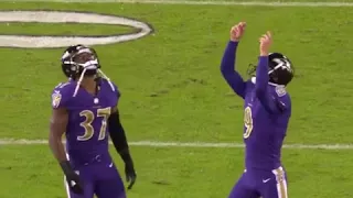 Justin Tucker Has The Best Handshake Celebrations Ever