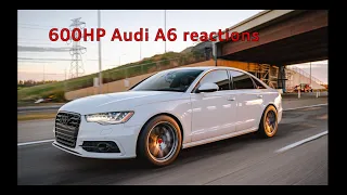 +600hp Audi A6 3.0t reactions