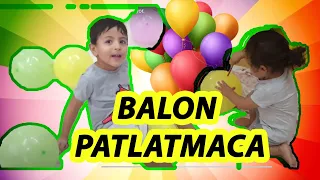 Balon Patlatmaca   Sare ve Muho tüm balonları patlatıyor.Balloon Pop Sare and  muho