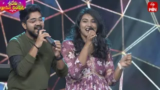 Suttamla Soosi Pokala Song Performance By Ananya & Chaitanya | Sridevi Drama Company| 18th Feb 2024