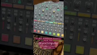 #drumcomputer Preset Pack available now. Short Demo of Techno Presets. many more genres in the pack