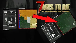 Гайд как создать карту в 7 Days to die полностью из одного биома.