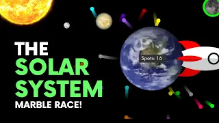 The Solar System - Elimination Algodoo Marble Race