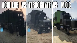 Acid Lab vs Terrorbyte vs Mobile Operation Center Comparison | Full Armored | Gta 5 Online New DLC