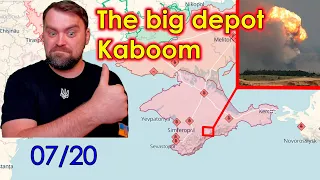 Update from Ukraine | Ukraine hit the biggest ammunition warehouse in Crimea | Military Map Review