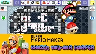 Mario Maker nivel Kaizo: Mid-Air Surfer by Zilgyd