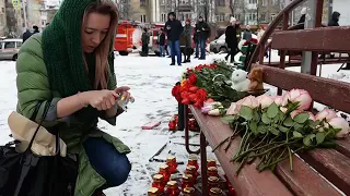 Погибли  дети и  взрослые   в  г.  Кемерово