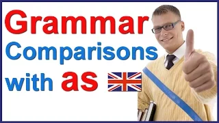 Comparing things with AS | English grammar class