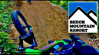 RIDING BEECH MOUNTAIN BIKE PARK! (NEW BURMESE PYTHON JUMP LINE)