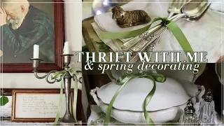 I WENT BACK FOR IT! THRIFT WITH ME & DECORATE FOR SPRING! | Goodwill Thrifting