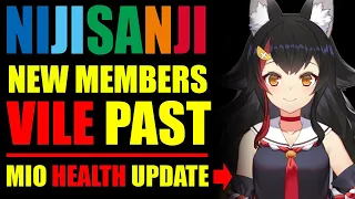 NIJISANJI New Member DANGEROUS PAST,  Mio Health Update, Sayu being Sued? and Mint at Anime North