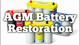 AGM Battery Restoration - Absored Glasss Mat - Northstar Optima Odyssey - Bundys Garage