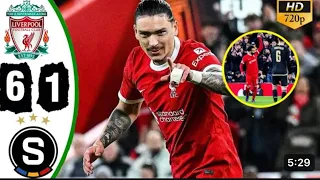 Liverpool vs Sparta Praha 6-1 Highlights & All Goals 2024 - Salah Nunez Cooking 🔥