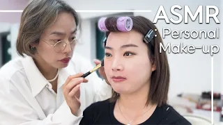 ASMR MAKEUP KOREAN 붉고 여드름성 피부 커버 퍼스널메이크업!!