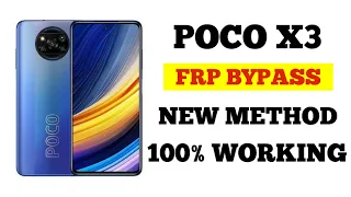 Poco X3 Frp Bypass New Method 100% Working // poco x3 frp bypass miui 13